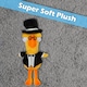 image 9 of Tux Goose Goose Duck Soft Toy Cute Plushie Huggable Cuddly 30cm Grey