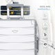 image 4 of Flight Knight Premium Travel Suitcase - 8 Wheels Built-in TSA Lock Aluminium Frame, ABS Hard Shell Carry on Check in Luggage - 100+ Airlines Approved Silver | Aluminium | Cabin Bag