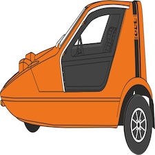 Oxford Diecast Bond Bug Orange