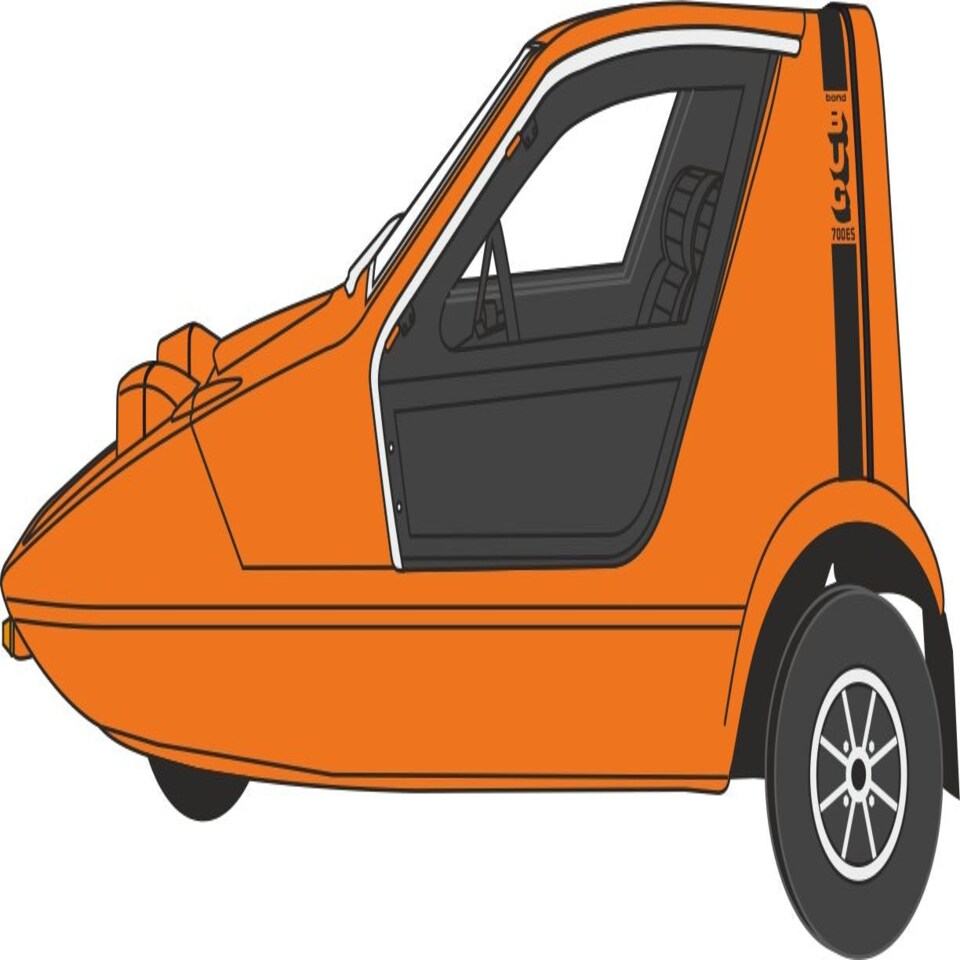 Oxford Diecast Bond Bug Orange