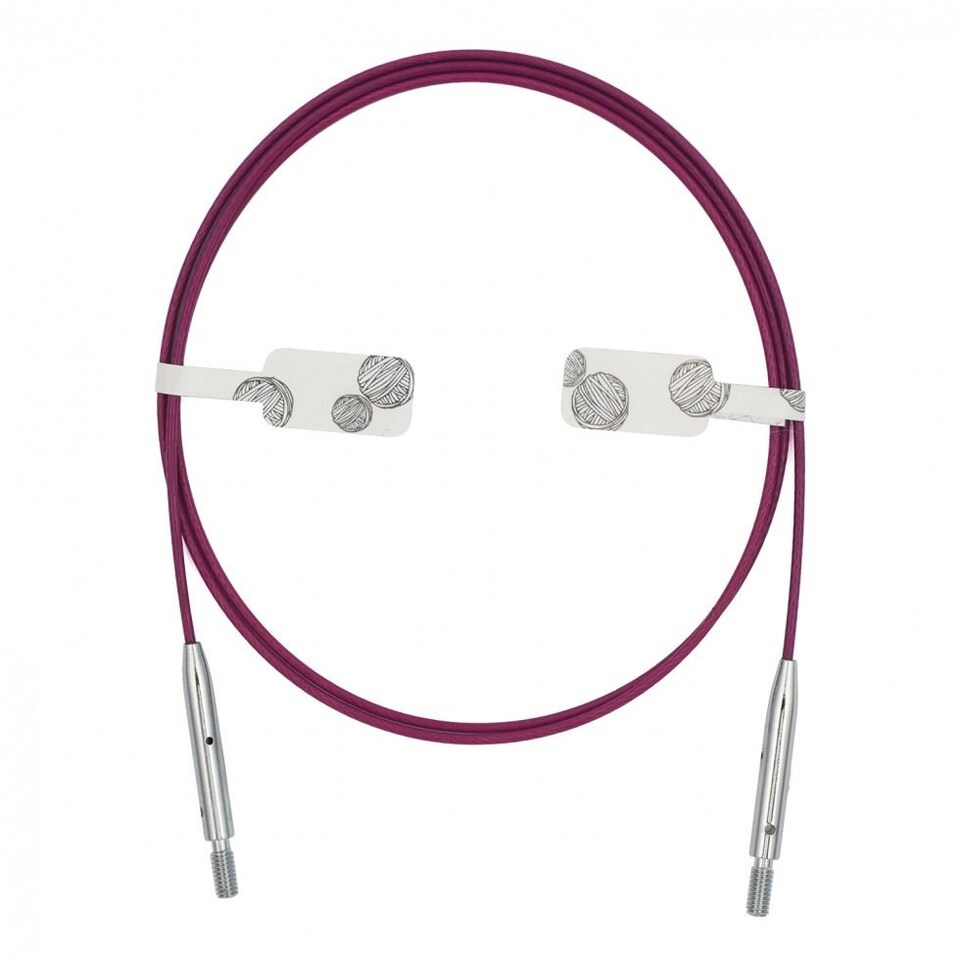 Knit Pro Thin & Flex 360 Degree Swivel Interchangeable Cable 560mm for Knitting