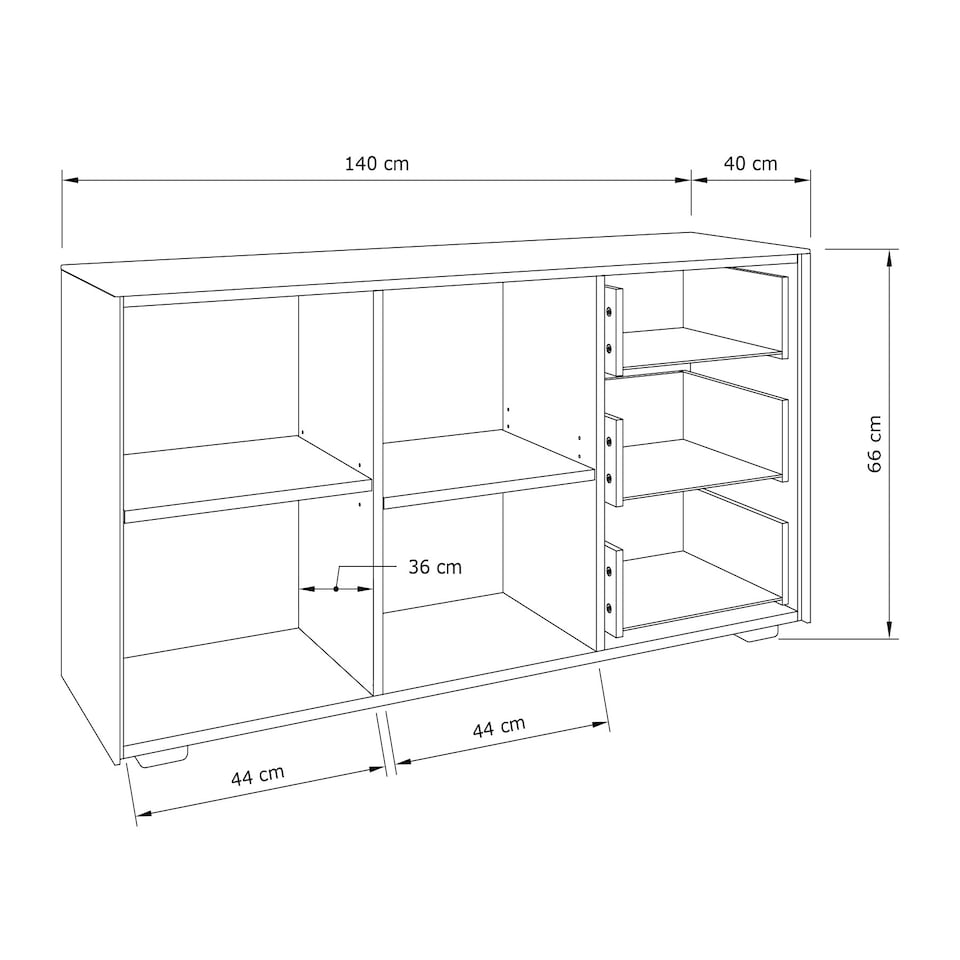 image 1 of Frank Olsen Intel Sideboard Black | Black