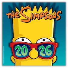 THE SIMPSONS 2026 SQUARE CALENDAR