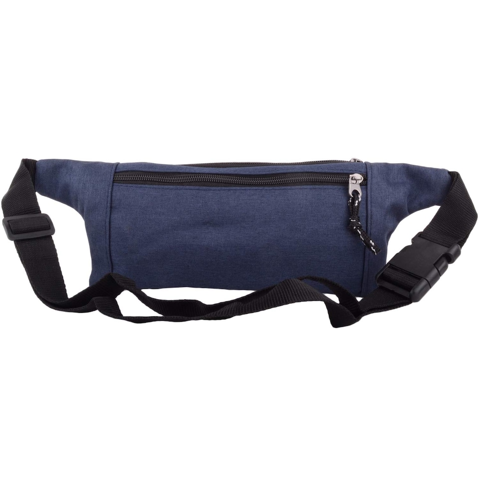 image 1 of Lorenz Travel Holiday Market Bum Bag Waist Bag Mulitple Pockets | Blue | Navy