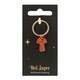 image 1 of Red Jasper Crystal Mushroom Keyring