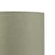 image 5 of Set of 2 Sage Green Textured Cotton 17cm Table Lamp Shades | Green | Small | 2