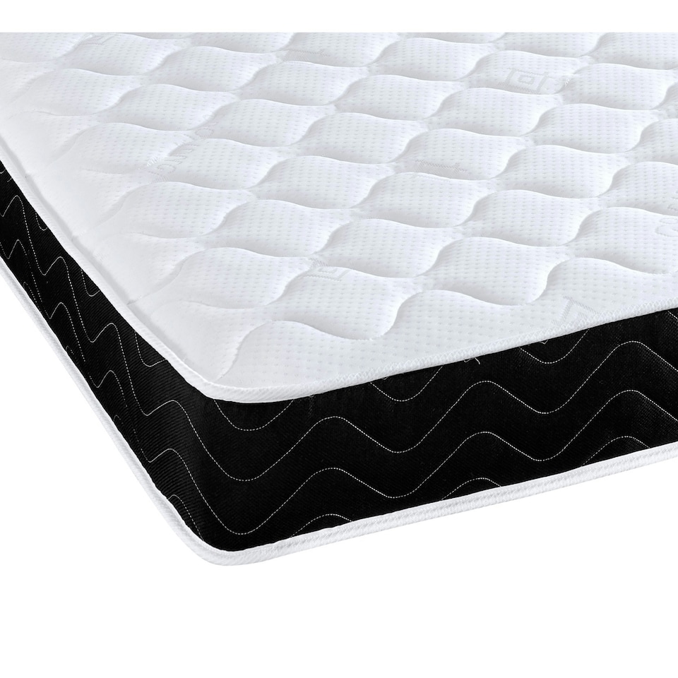 image 1 of Midnight Cooltouch Hybrid Mattress - 18cm Deep, Soft Feel Black | Single
