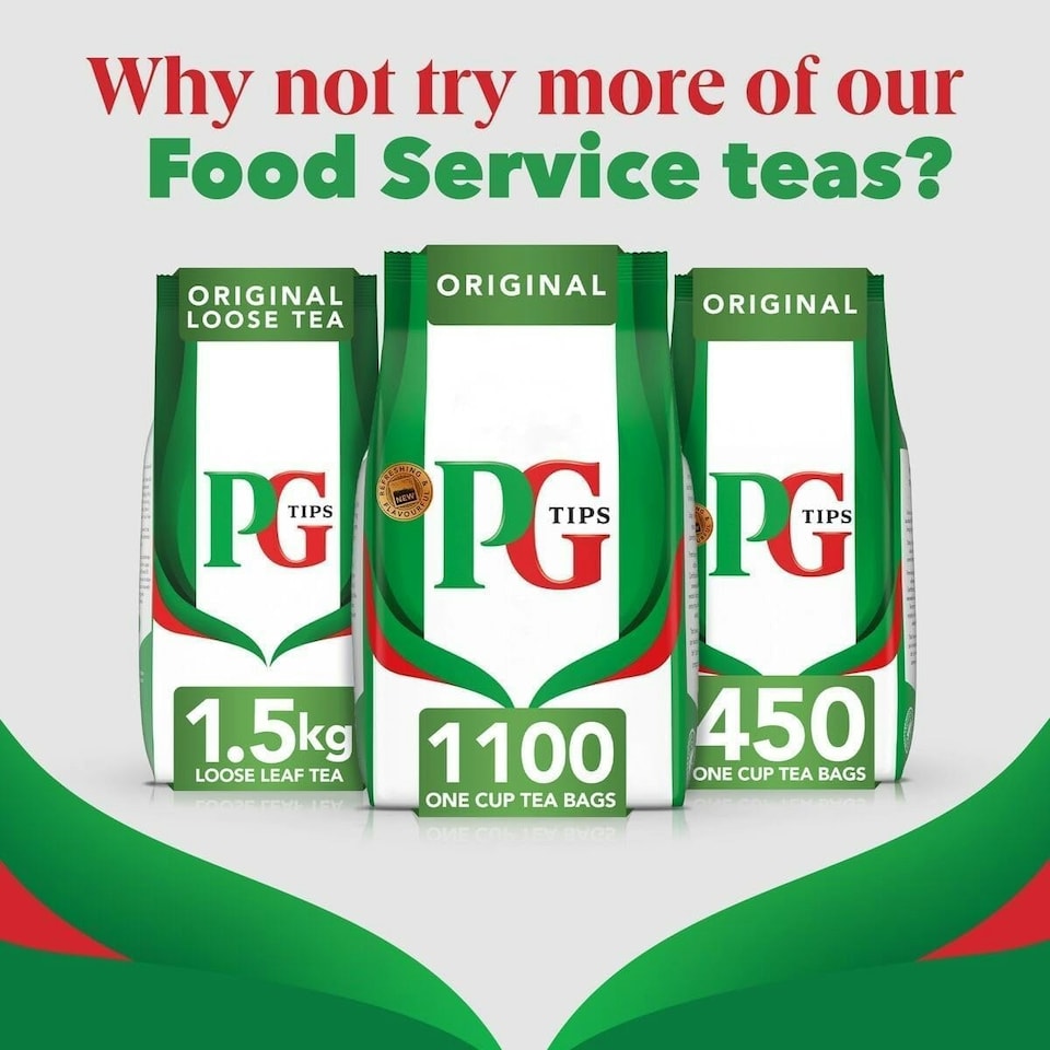 image 1 of PG Tips Original, Black Teabags, Individually Wrapped String & Tag 200 Teabags Biodegradable