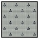 image 2 of Anchors on rope pattern (Picutre Frame) Brown | XL