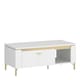 image 1 of Lazio Coffee Table 1 Drawer in Alpine White/White Gloss