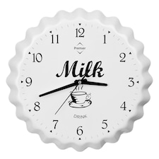 Maison by Premier Mathis Milk Bottle Cap Wall Clock