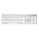 image 2 of Adesso USB-C Multi OS Scissor Switch Keyboard With Co-Pilot AI Hotkey And USB-C, USB-A, 3.5mm Aux Ports