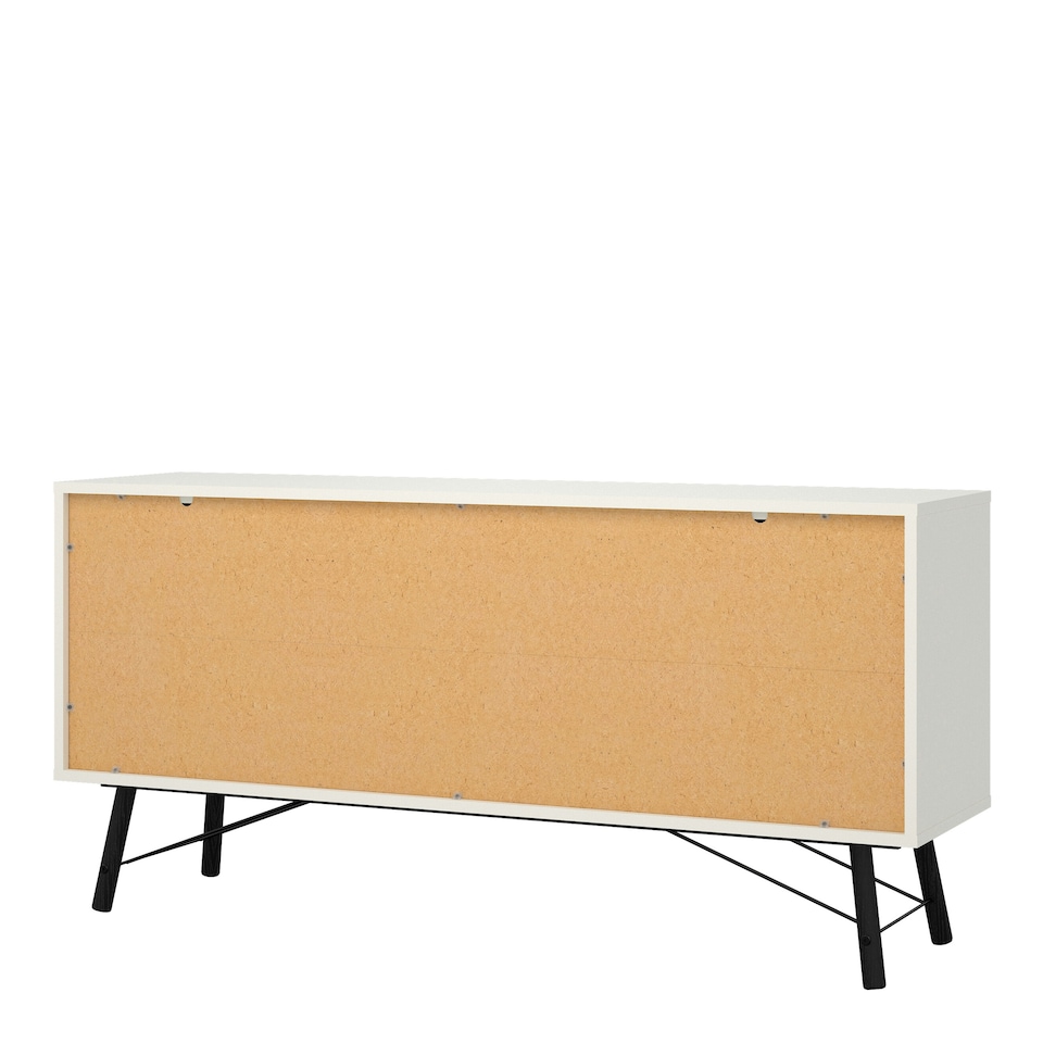 image 1 of Ry Sideboard 2 Doors 2 Drawers in Matt White