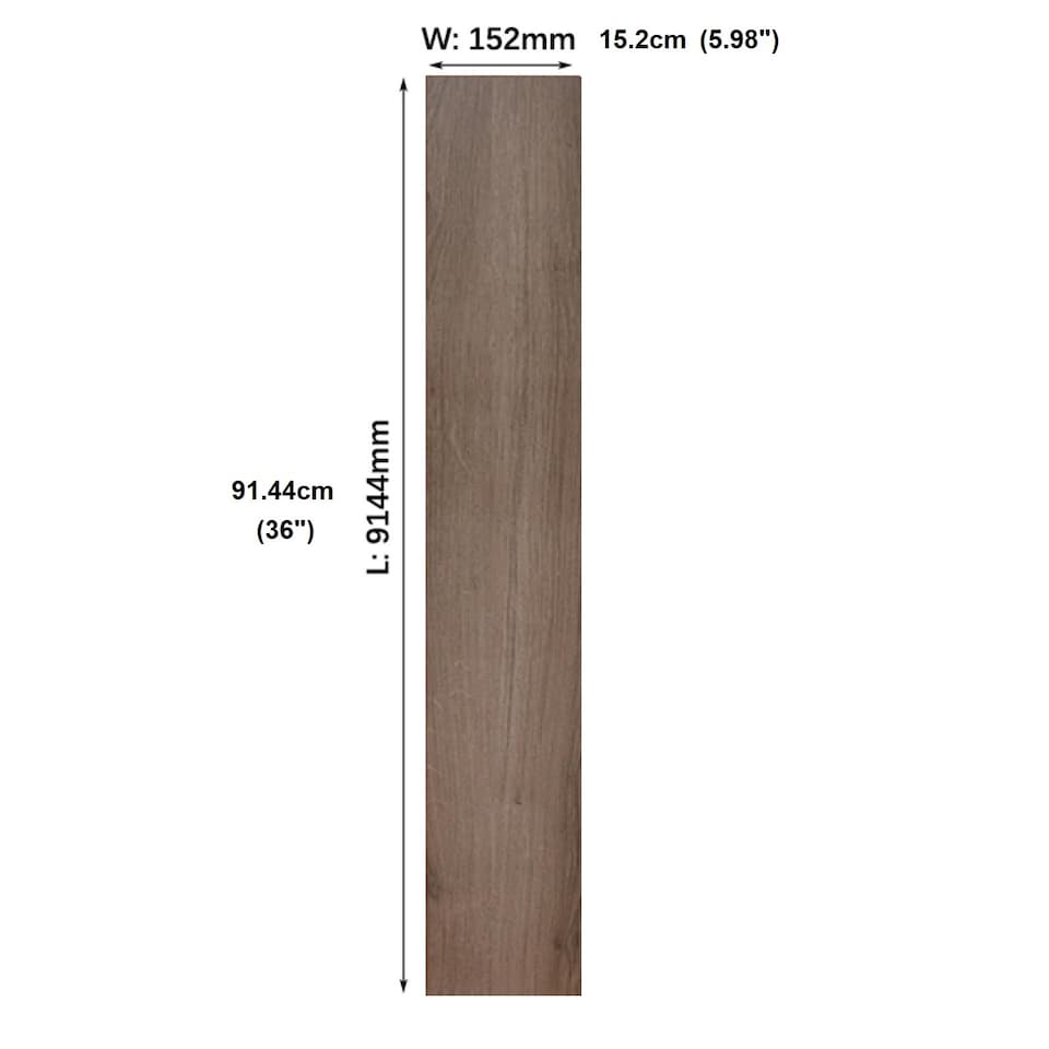 image 1 of 5m Square Floor Planks Tiles Self Adhesive Wooden Effect PVC Flooring Grey Oak
