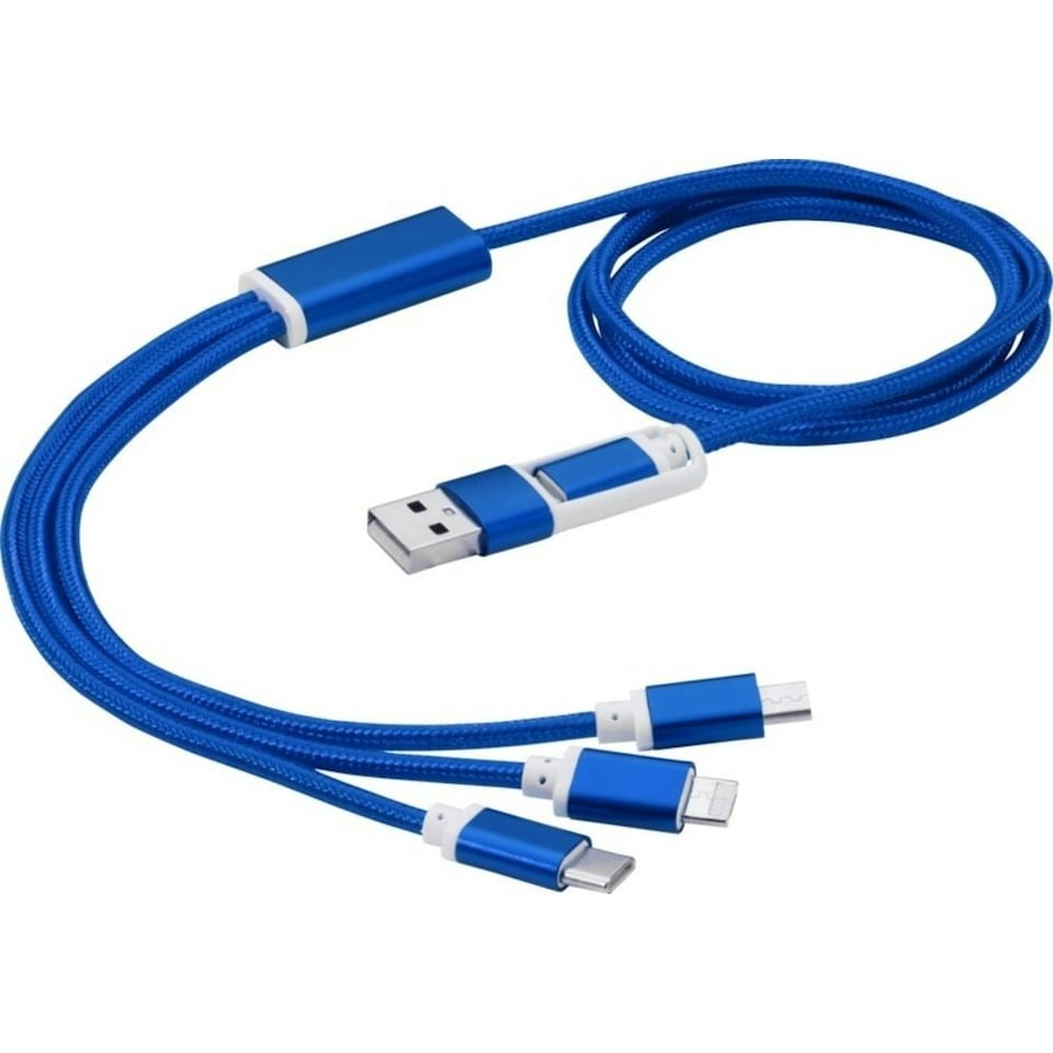 image 1 of Bullet Versatile USB Cable - Royal Blue - One Size