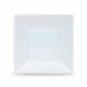 image 3 of Set of reusable plates Algon Squared White Plastic 18 x 18 x 4 cm (24 Units) N/A