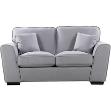 Chelsea 2 Seat Fabric Sofa - Light Grey