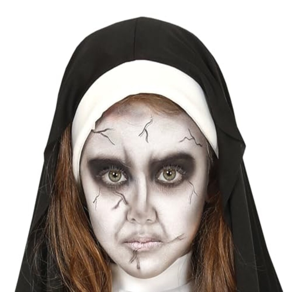 image 1 of Fancy Dress Child Scary Nun - 7-9 Years