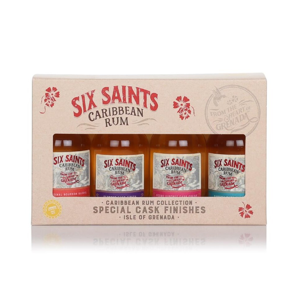 image 1 of Six Saints Caribbean Rum Collection - Special Cask Finishes (4 x 5cl)
