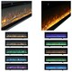 image 3 of Living and Home 40 Inch Electric Fireplace - Recessed/Wall-Mounted/Freestanding with Remote Control,1500W