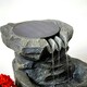 image 4 of Primrose Dornie Solar Powered Grey Stone Effect Water Feature with Planter 48cm