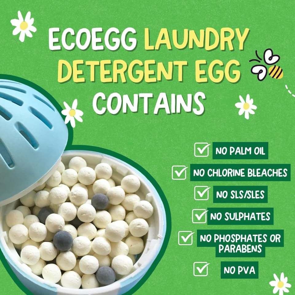 image 1 of Ecoegg Laundry Egg / Fresh Linen / 70 washes