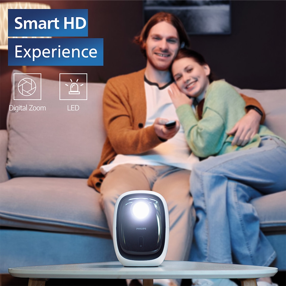 image 1 of Philips NeoPix 130 Smart Arctic White- 70", 720p, LED, Smart OS, Wi-Fi screen mirroring