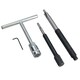 image 2 of 10pc Diesel Injector Seat Cutter / Cleaner Carbon Decarbonise Kit for Delphi Bosch