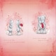 image 3 of Bears Sat At Dining Table One I Love Boxed Valentine's Day Card