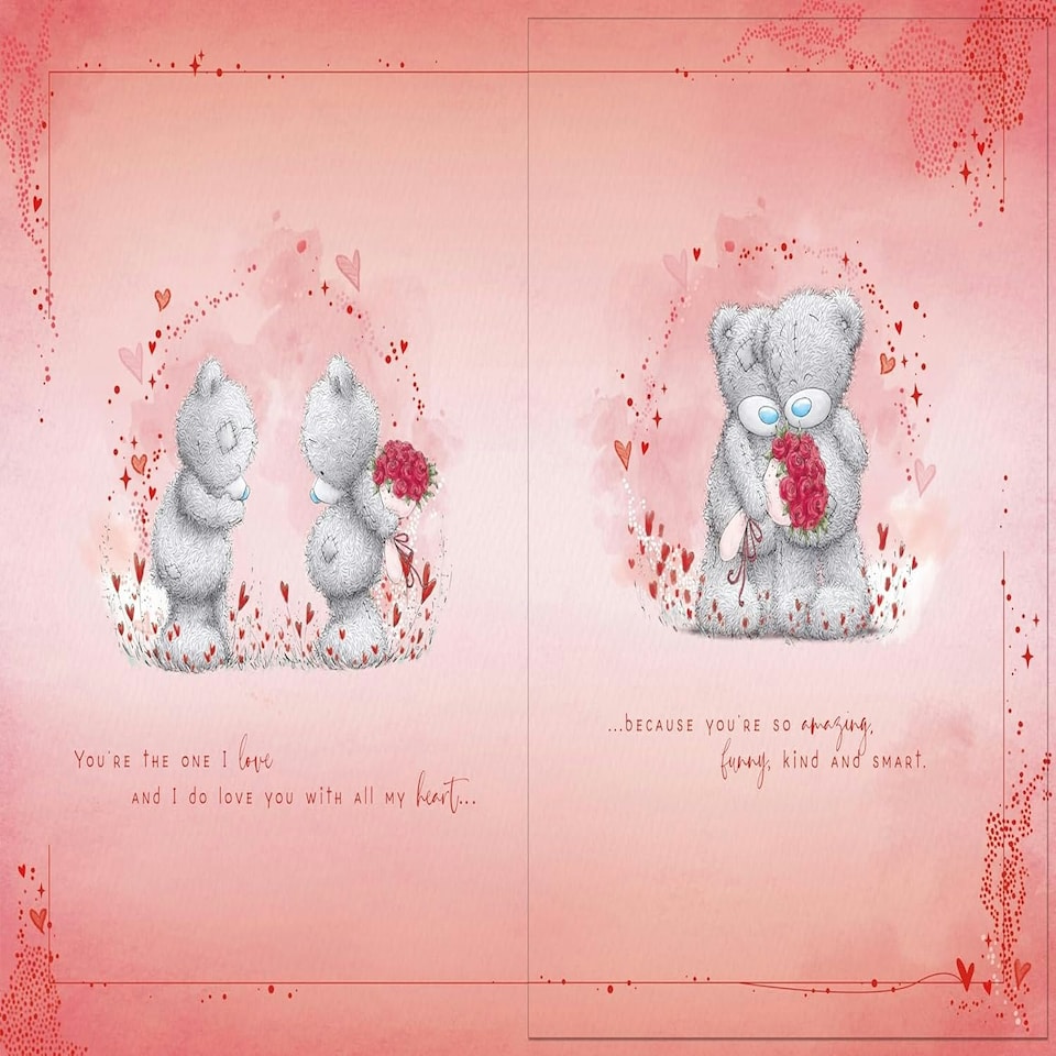 image 1 of Bears Sat At Dining Table One I Love Boxed Valentine's Day Card