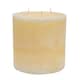 image 4 of Nicola Spring Round 3 Wick Vanilla Pillar Candle - 130 Hours - Ivory | Cream | Beige