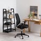 image 4 of Wally Bookcase with 4 Shelves in Black