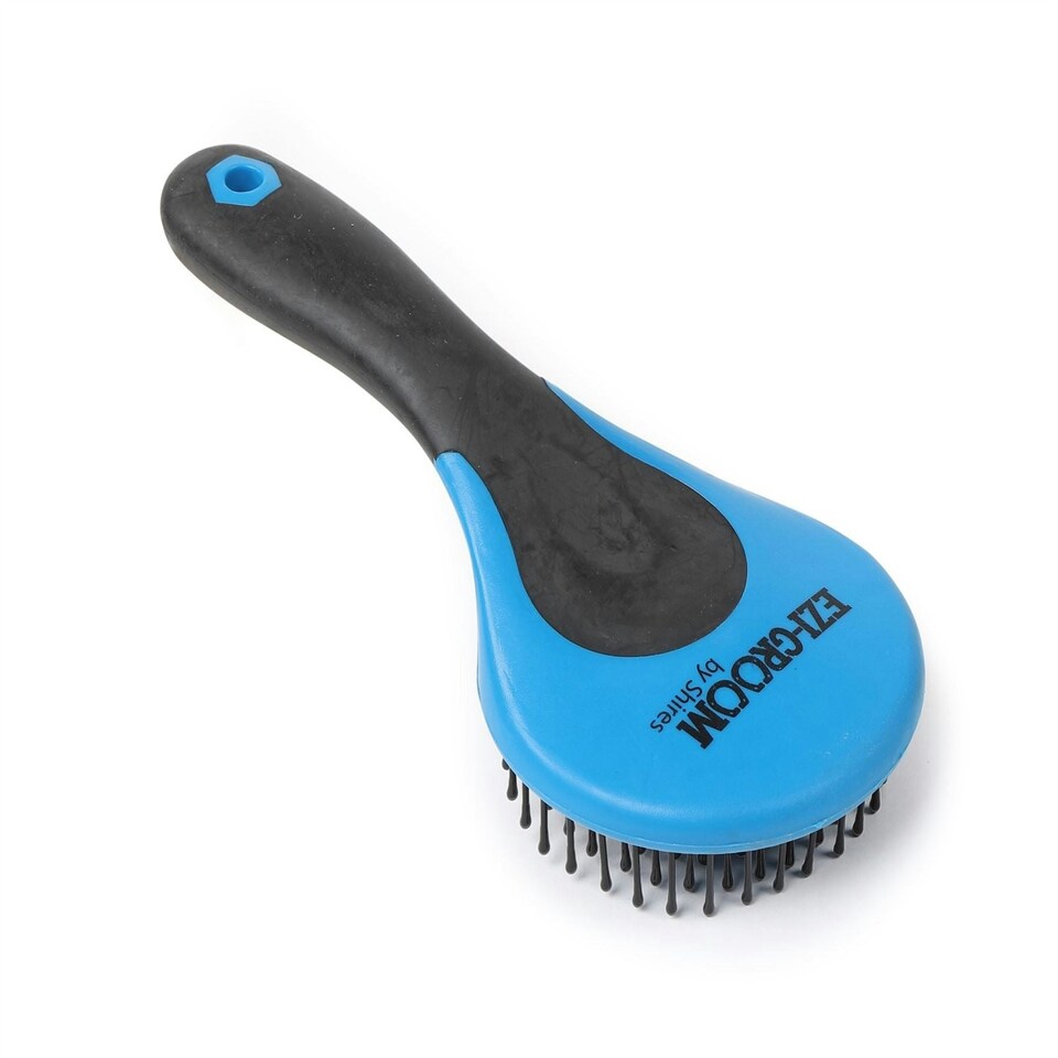 image 1 of Shires Ezi-Groom Grip Mane & Tail Brush Green | One Size