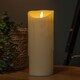image 2 of 23cm LED Flickabrights Melted Edge Battery Candle in Warm White