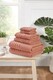 image 3 of Linear Pure Cotton Bath Sheet Towels Set Of 2 | Red | Bath sheet | 2