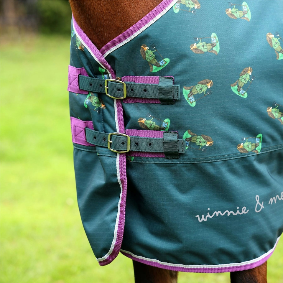 image 1 of Winnie & Me 100 Turnout Rug Green | Size: 51 Inch / 4'3 Inch
Colour: Green