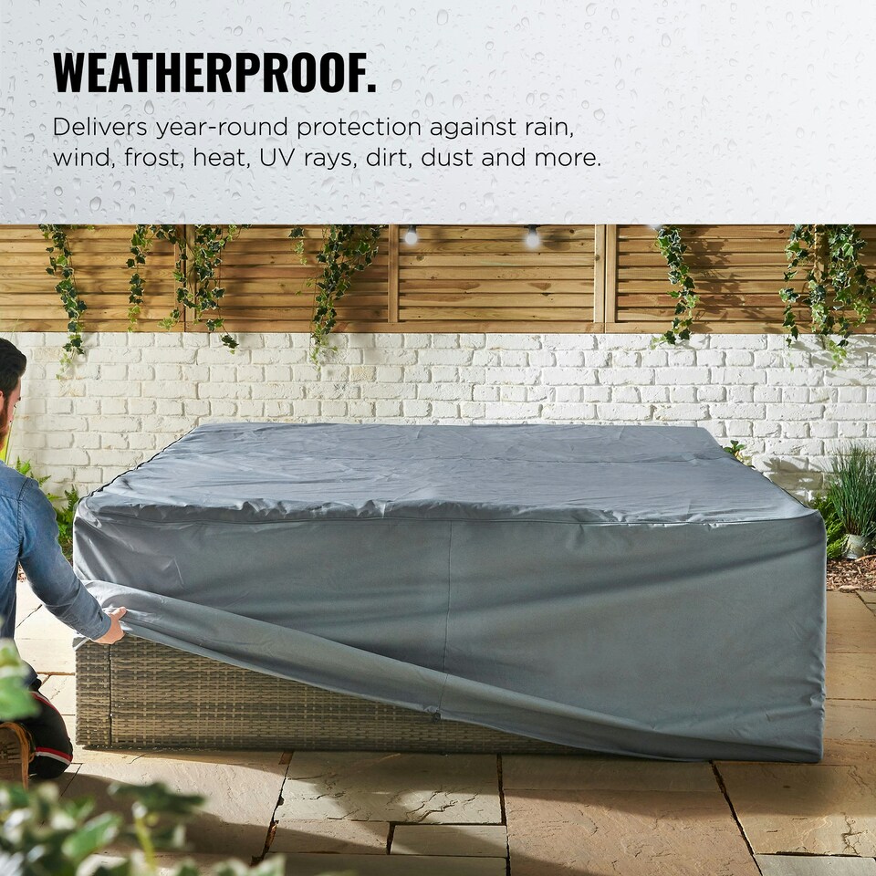 image 1 of VonHaus Waterproof Garden Furniture Set Cover (H85 x W250cm)