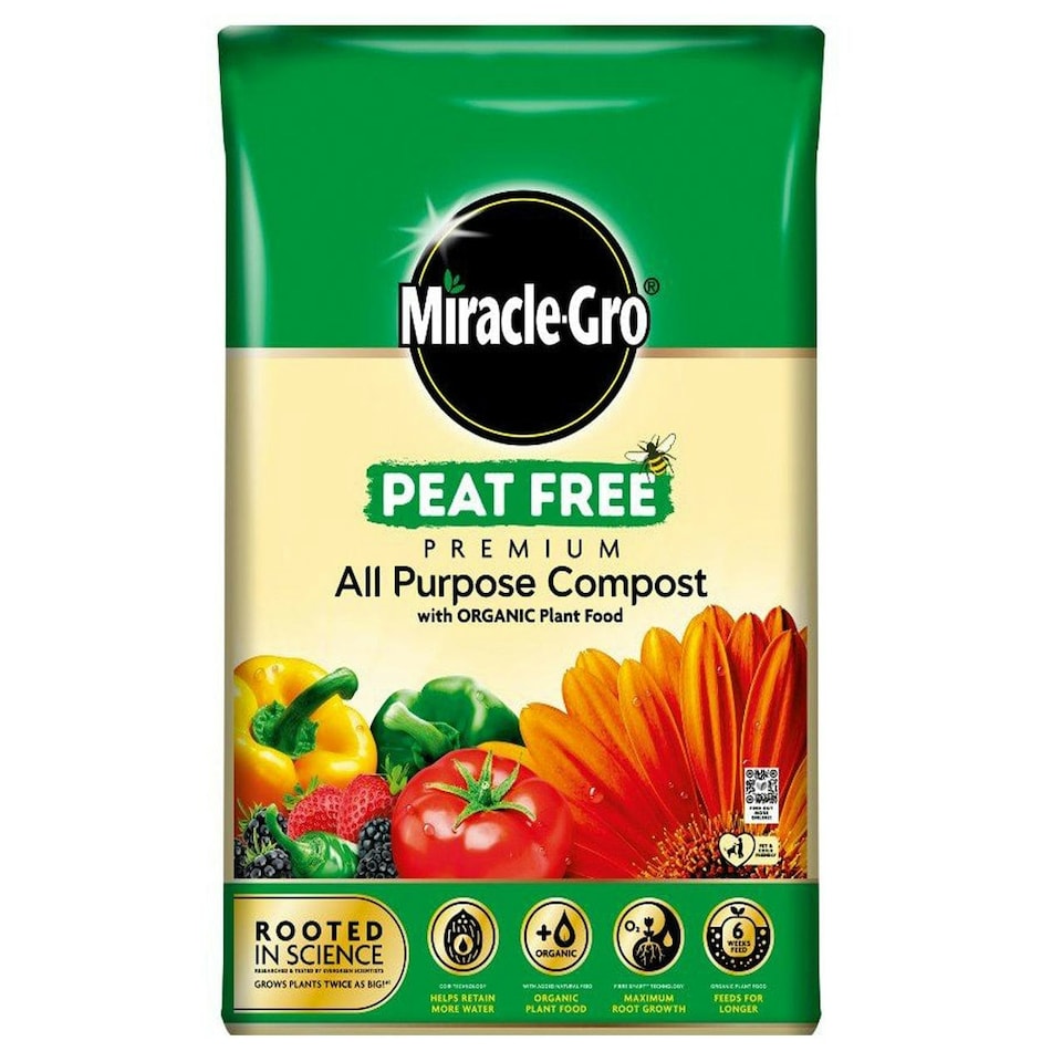 image 1 of Miracle-Gro® Peat Free Premium All Purpose Compost with Organic Plant Food