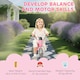 image 3 of AIYAPLAY Baby Balance Bike with 3 Wheels for 12-36 Months, Pink