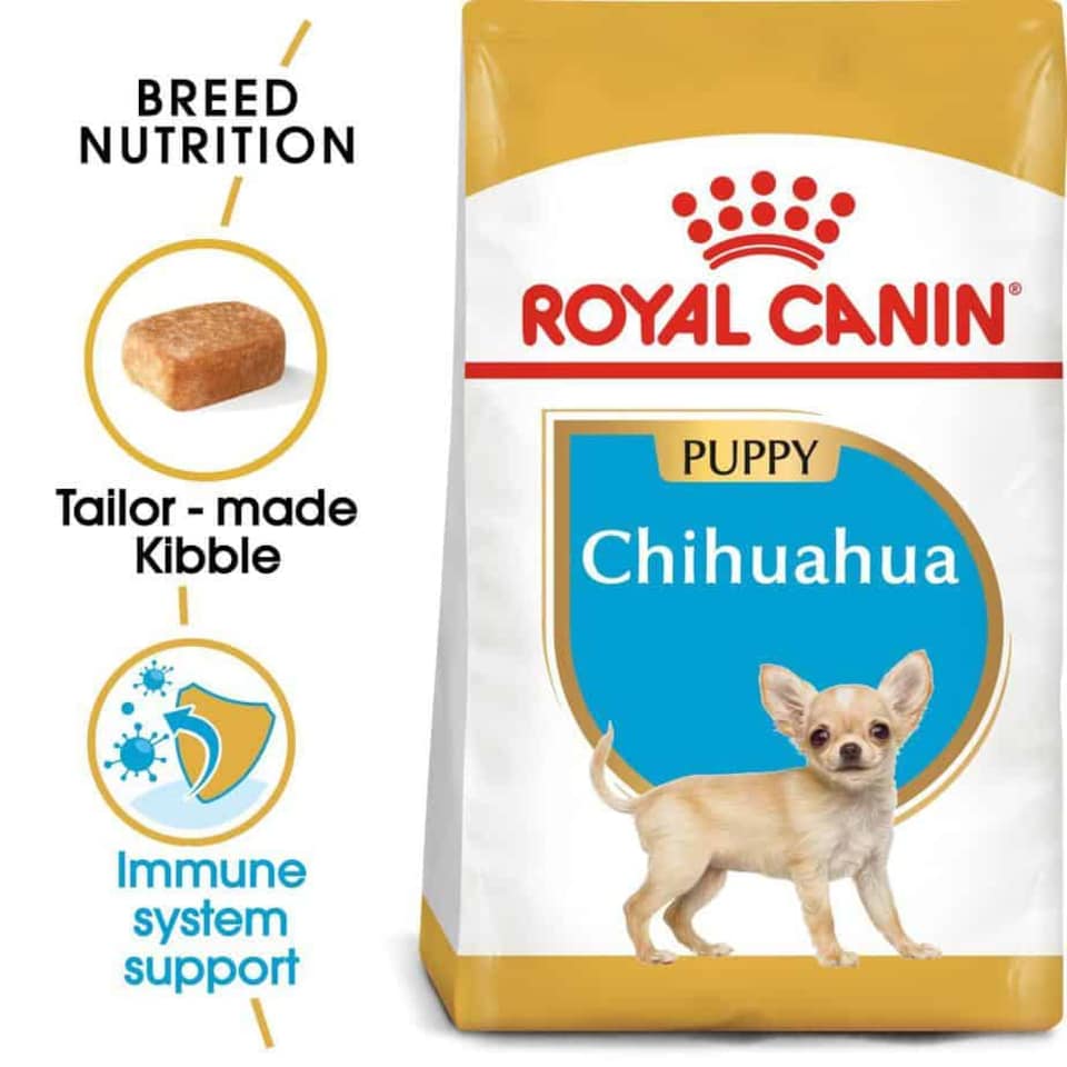 image 1 of Royal Canin Chihuahua Puppy Dry Dog Food - 3 x 1.5 kg (4.5 kg) | Multi | 3 x 1.5kg | Carp, Trout | 3