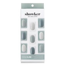 Showker Gel Nail Strip # Cnf703 Mint Blended - 1pcs