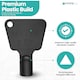 image 5 of Triangle Utility Key, Gas & Electric Meter Key with Triangular Socket - 2pcs