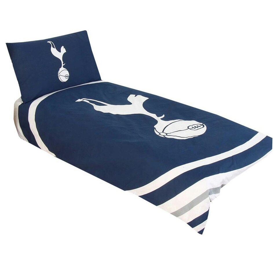 image 1 of Tottenham Hotspur FC Pulse Single Duvet Set - Navy - Single