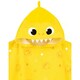 image 3 of Baby Shark Childrens/Kids Repeat Print Hooded Towel - Yellow/White - One Size