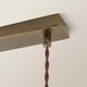 image 6 of ValueLights Susie Antique Brass 3 Drop Diner Ceiling Light & Bulbs | Bronze