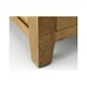 image 3 of Classic Oak Single Pedestal Dressing Table with Dressing Stool