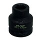 image 1 of 3/4" Drive 17mm Shallow Metric MM Impact Impacted Socket 6 Sided Single Hex