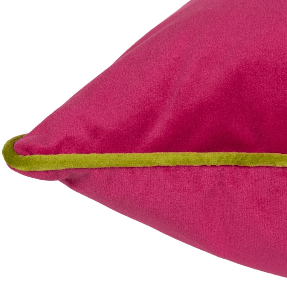 image 1 of Furn Meridian Velvet Cushion Cover Pink | 45 cm x 45 cm