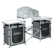 image 10 of COSTWAY 2 IN1 Folding Table Camping BBQ Storage Stand Black