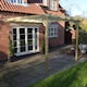 image 4 of Wall Mounted Garden Pergola - Wood - L480 x W480 x H270 cm - Light Green